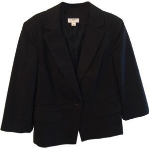 Ann Taylor Loft Black Blazer 8